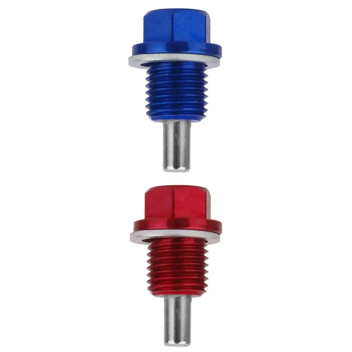 2 шт. M14X1.5 магнитный двигатель масляный поддон/трансмиссия сливная пробка Синий Красный Прямая поставка