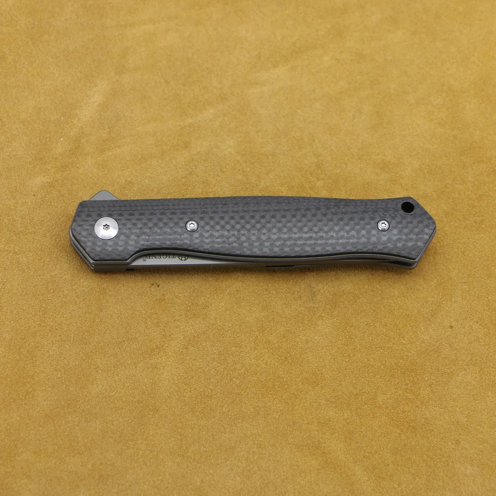Складной нож TIGEND 1067 D2 с ручкой из углеродного волокна карманный подарок для охоты