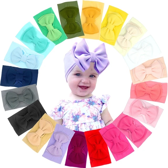 Diademas y lazos para bebé recién nacido, accesorios fotográficos, 20  colores