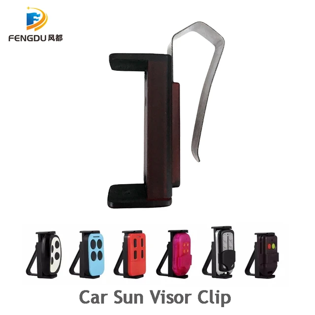 Garage Tür Auto Schlüssel Entfernteren Clamp Halterung Auto Sonnenblende  Clip Halter Auto Fastener Clip Halterung Auto Zubehör - AliExpress