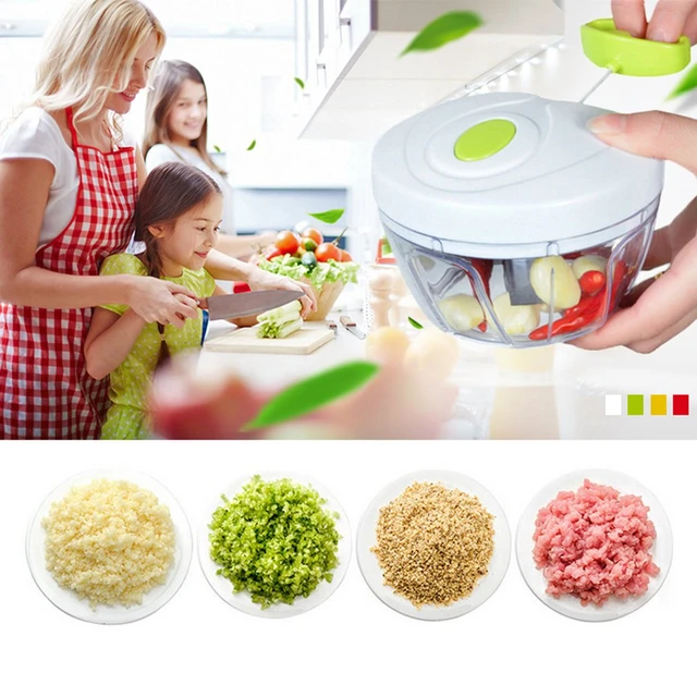 Hand Chopper Vegetable Cutter To Chop Veggies, Fruits, Herbs, Garlic Onion  Chopper For Salsa, Salad, Pesto, Hummus, Guacamole - Fruit & Vegetable  Tools - AliExpress