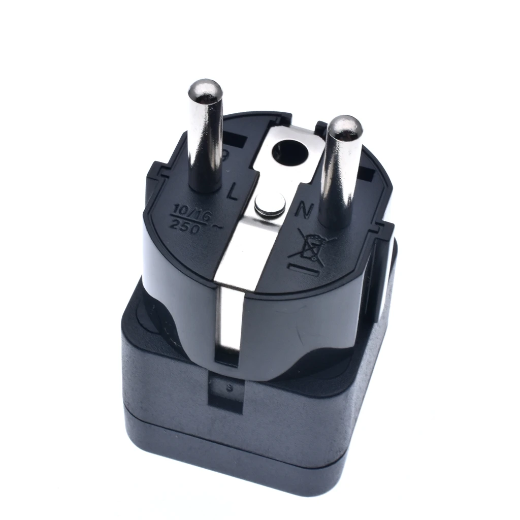 2020 Universal Italy Switzerland  UK US AU to EU German Russia AC Power Socket Schuko Plug Travel Charger Adapter Converter