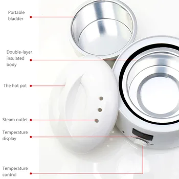 

SANQ Paraffin Wax Heater Depilatory Machine Lcd Display Temperature Warmer Pot Body Hand Feet Hair Remover Spa Salon Beauty Tool