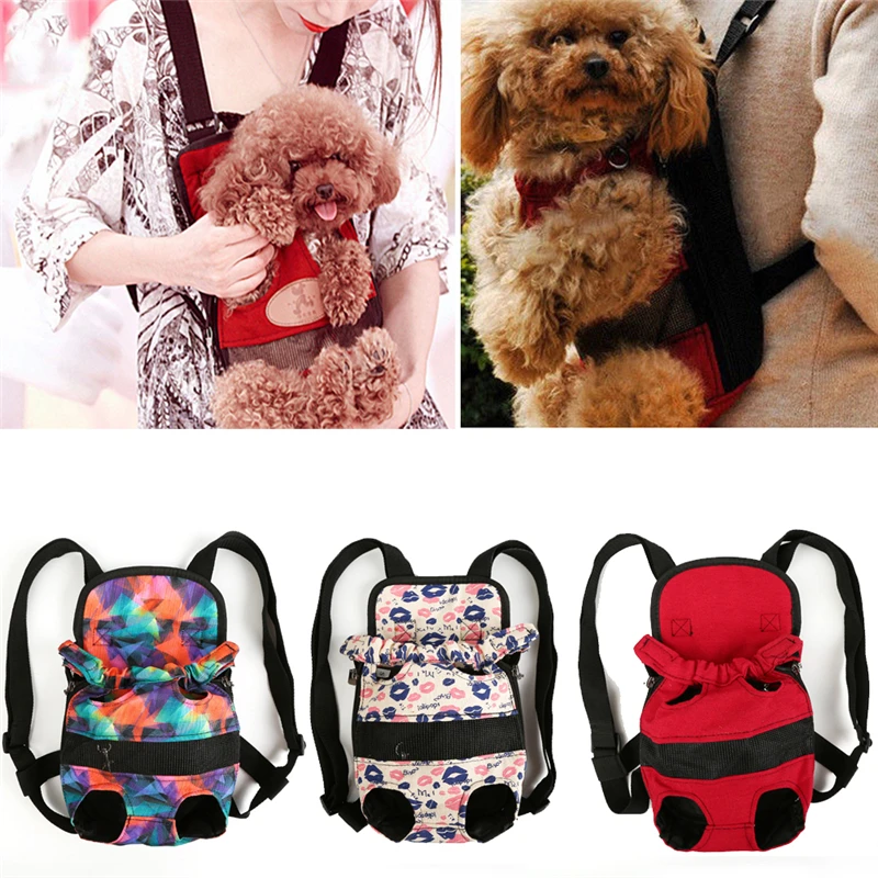 

Pet Portable Doggy Puppy Dogs Carriers Chest Backpack Rucksack Travel Bag Pouch Backpacks