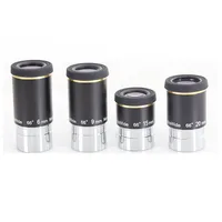 Angeleyes 1.25" Telescope Accessory 6mm 9mm 15mm 20mm 66 De Ultra Wide Angle FMC Eyepiece Set for Astro Monocular Telescope 1