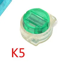100 шт. обжимные соединительные клеммы 314 K2 K3 K5 разъем Водонепроницаемая проводка Ethernet кабель телефонный шнур клеммы - Цвет: K5  50Pcs