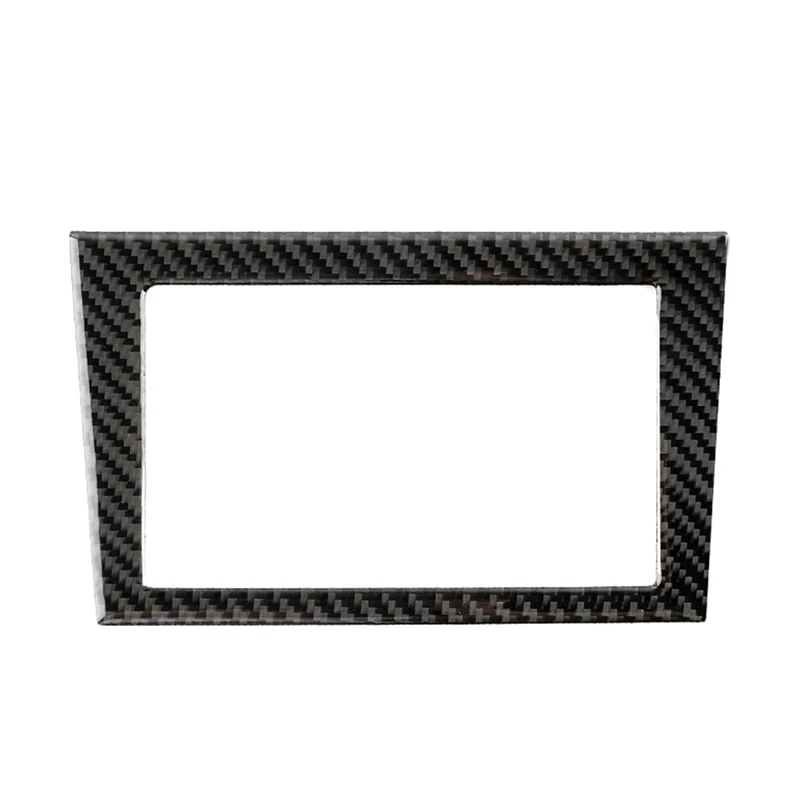

1Pcs Car Navigation GPS Carbon Fiber Decorative Frame Cover for Infiniti Q50 Q60