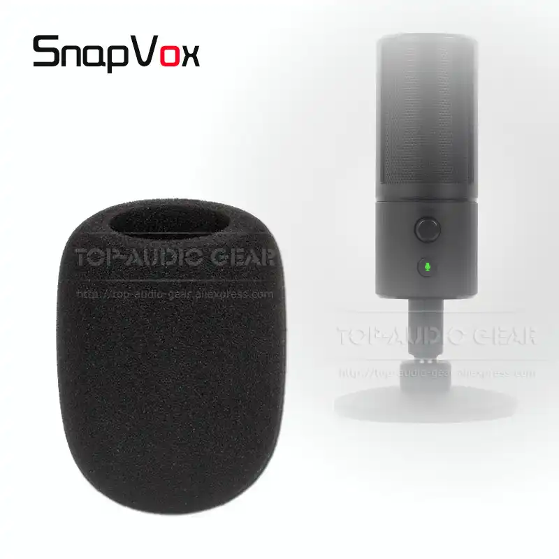 Pop Filter Windshield Sponge Mic Cover Windproof Foam Dustproof For Razer Seiren X Elite Usb Condenser Microphone Windscreen Microphone Accessories Aliexpress