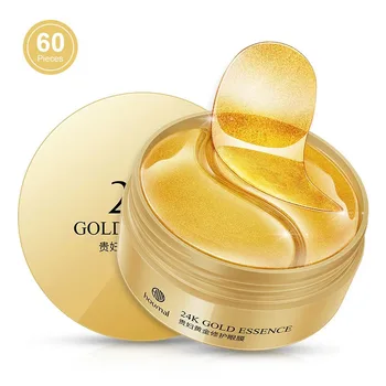 

24K Gold Collagen Eye Patches 60PCS Anti Wrinkle Sleep Crystal Eyes Patch Moisturizing Remove Dark Circles Face Mask Skin Care P