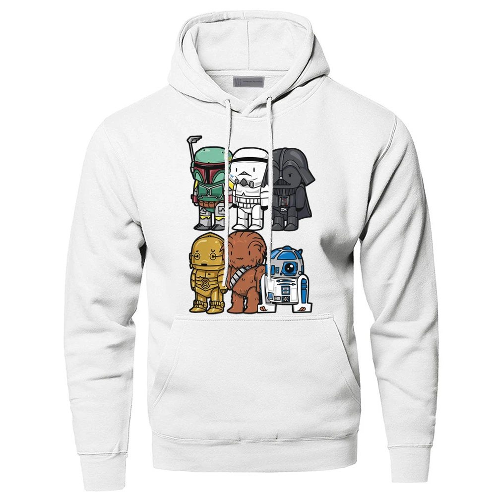 Star Wars Hoodies Sweatshirts Men Yoda Darth Vader Hooded Sweatshirt Hoodie Winter Autumn Fleece Streetwear Starwars Sportswear