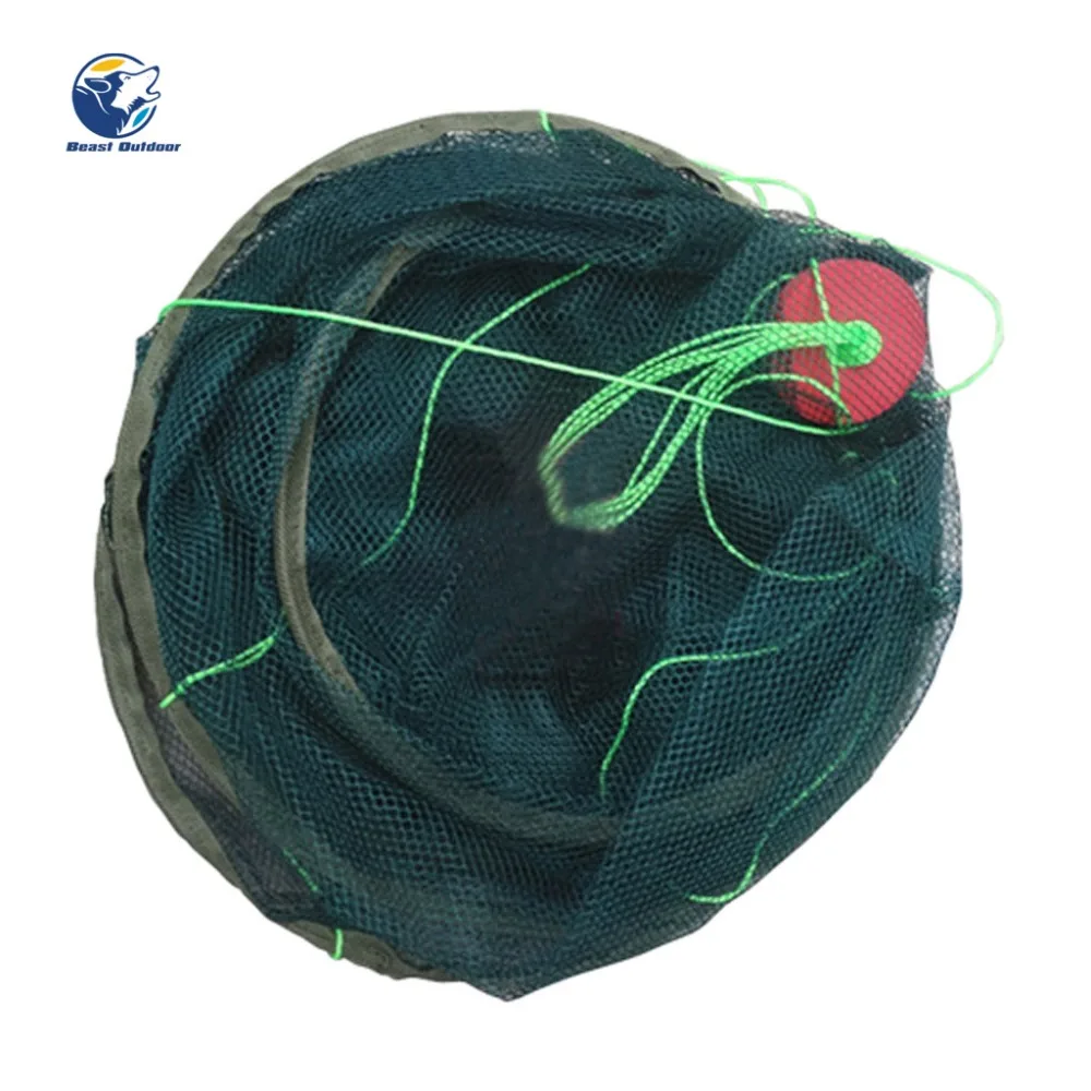 Foldable-Drop-Large-Net-Fishing-Nylon-Durable-Landing-Fish-Net-Prawn-Bait-Crab-Shrimp-Fish-Trap (2)