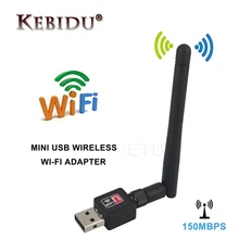 Kebidu 150 Мбит/с мини USB WiFi LAN адаптер MT7601 WiFi беспроводной USB адаптер 150 м Сетевая LAN Карта