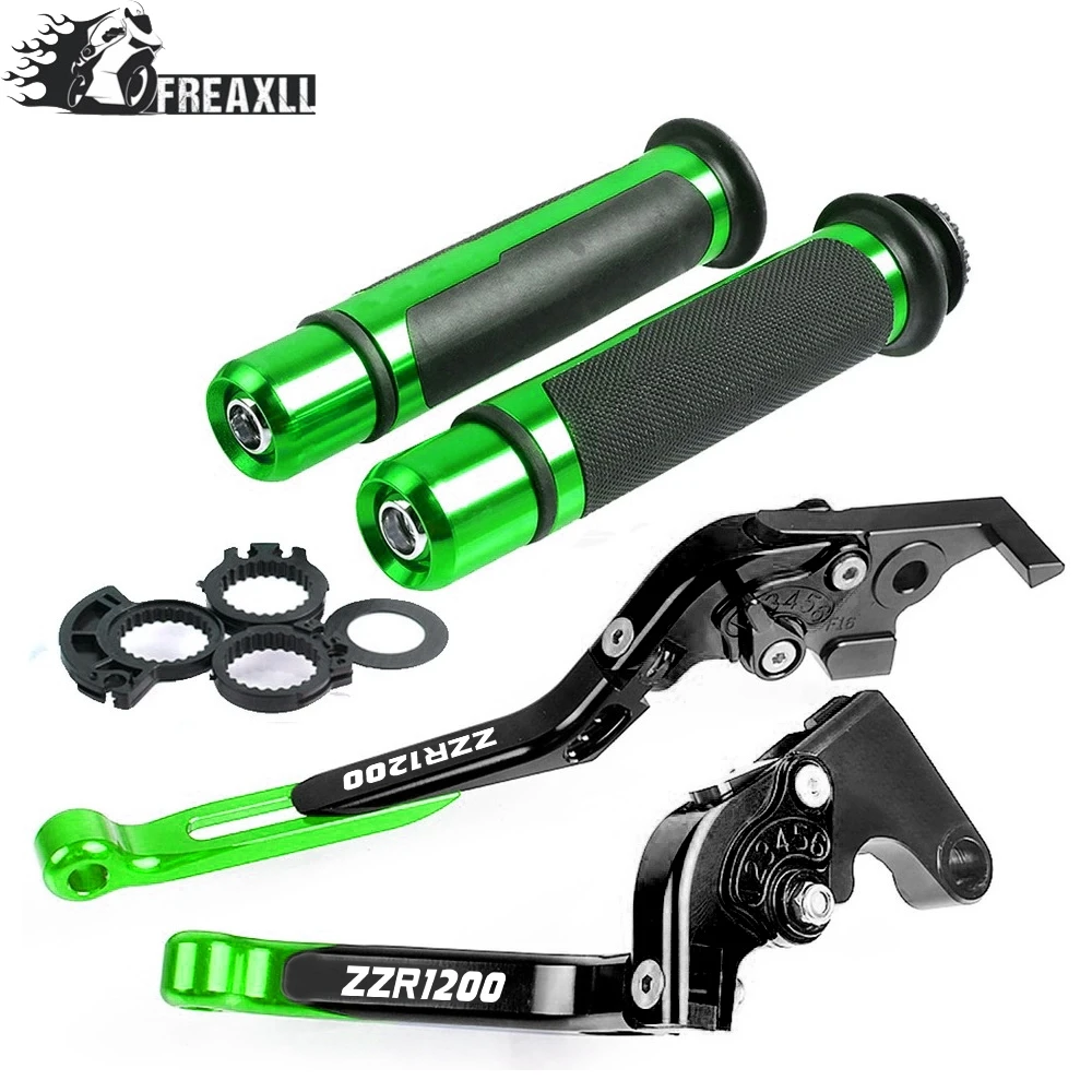 Для Kawasaki ZZR1200 ZZR 1200 2002-2005 складной выдвижной Регулируемый ЧПУ алюминиевые тормоза рычаги сцепления ручные рукоятки набор - Цвет: J With LOGO