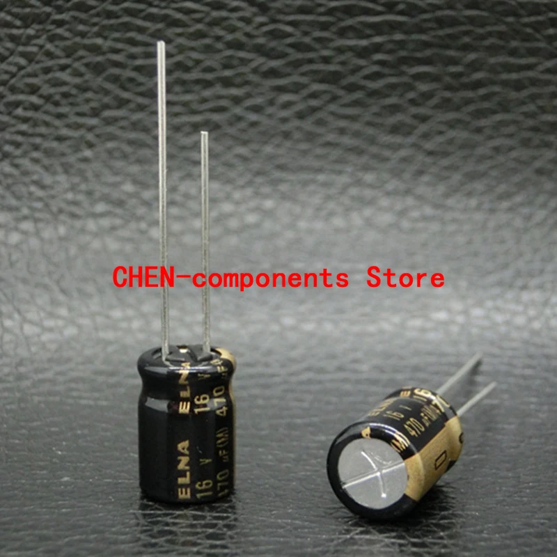 

10PCS Original ELNA RA3 16V470UF P3.5MM 8X11.5MM Audio fever electrolytic capacitor 470uF/16v 85 degrees 470UF 16V