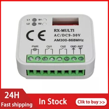 Receptor de controle remoto 433mhz 868mhz 390 mhz rx receptor de multi-frequência ac/dc 9-30v 300-868mhz porta da garagem receber