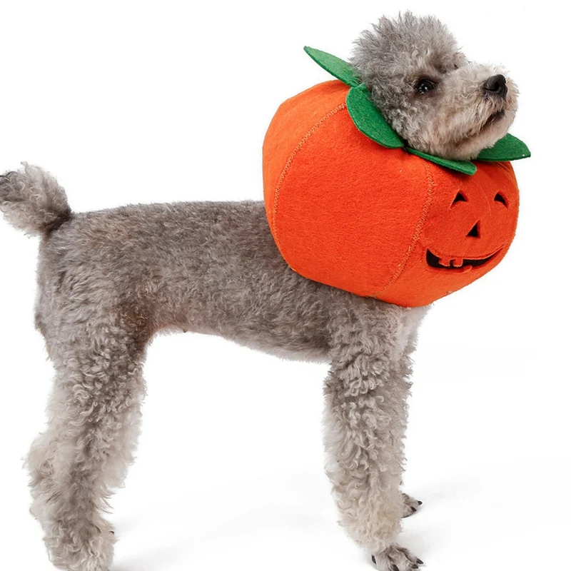 

Pet Collars Halloween Pumpkin Collar for Cats Small Dogs Cute Cosplay Pet Accessories Cute Neckband