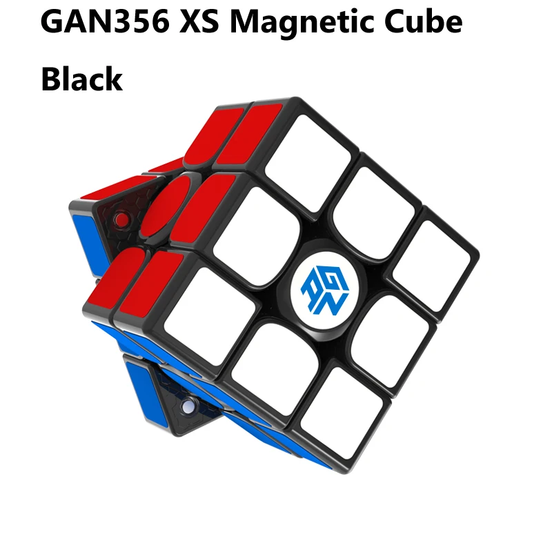 Gan354M 3x3x3 Магнитный куб Gan356 air SM X R S GAN XS RS 356 354 RSC GAN354 M 3x3 магический скоростной куб, развивающие игрушки - Цвет: GAN356 XS black