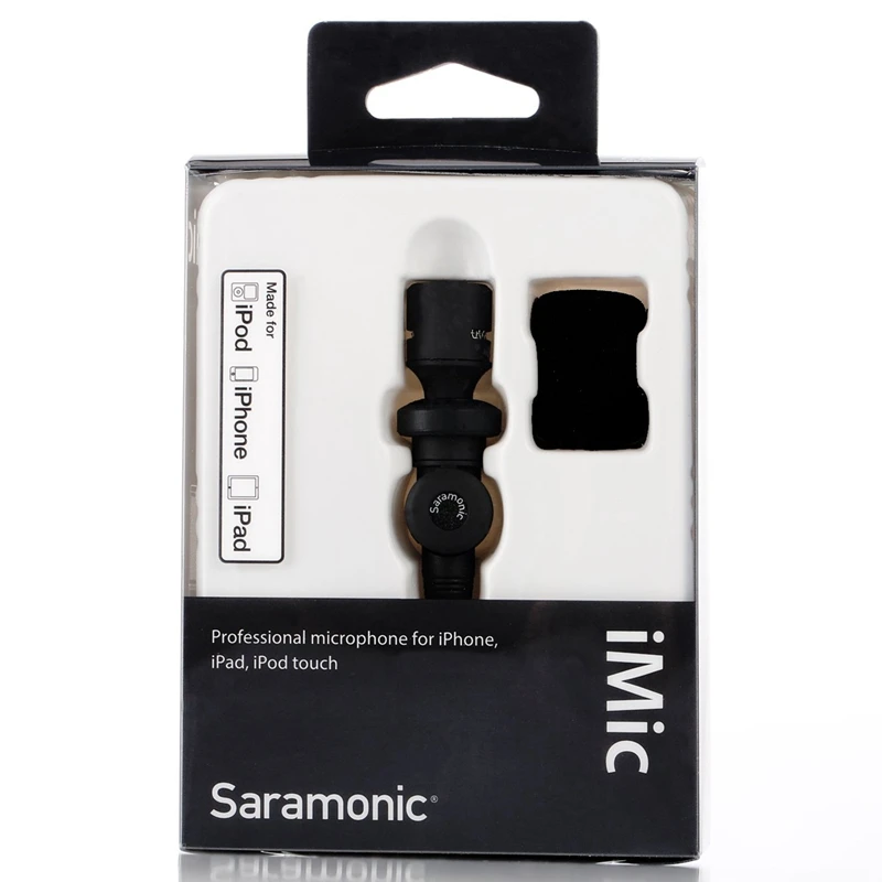 Saramonic Imic компактный мини направленный умный микрофон для Samsung Huawei HTC смартфонов рекордер микрофон