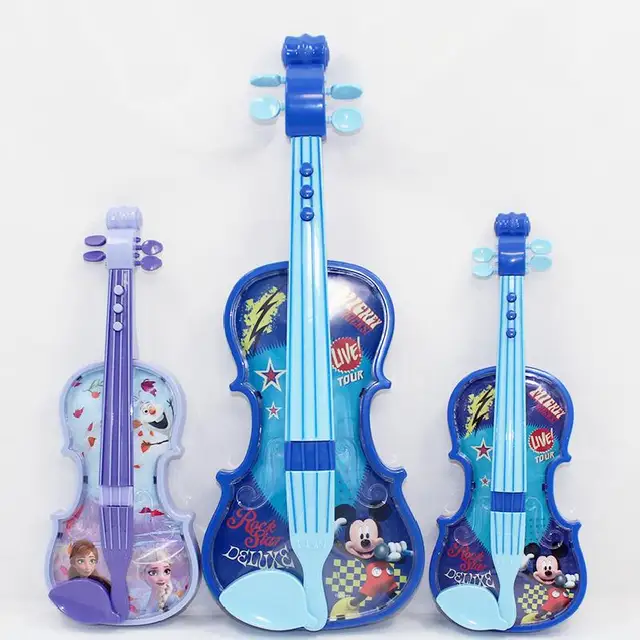 Disney girls Frozen Princess Violin Toy Musical Instrument Simulation kids Toy Electronic Musical Instrument Kid Holiday Gifts 2