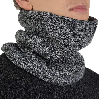 

Man Autunm Winter Warm Scarf Wome Bufanda Thickness Knitted Collar