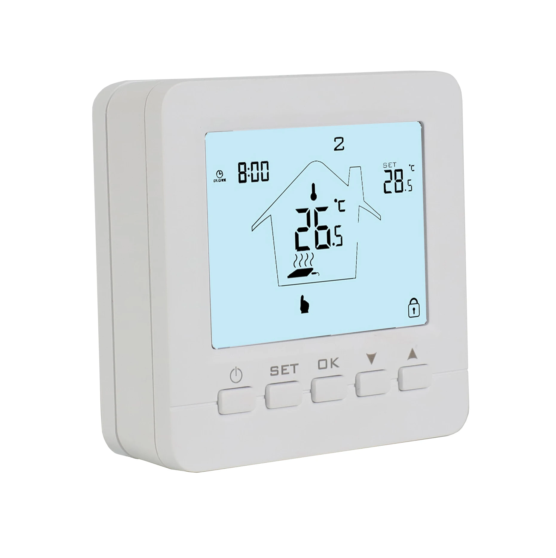 Digital Gas Boiler Thermostat With Battery Power |