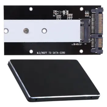 

B Key M.2 NGFF SSD to 2.5in SATA Converter Adapter Card 2230-2280