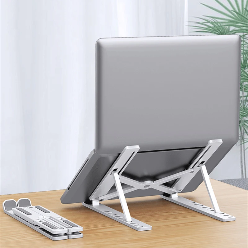 ABS Adjustable Portable Laptop Stand Notebook Stand For Aluminium Foldable Laptop Holder Base