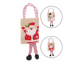 

Ultra-durable Sturdy Elk Packing Present Pouch Compact Xmas Candy Bag Fine Workmanship Home Decoration