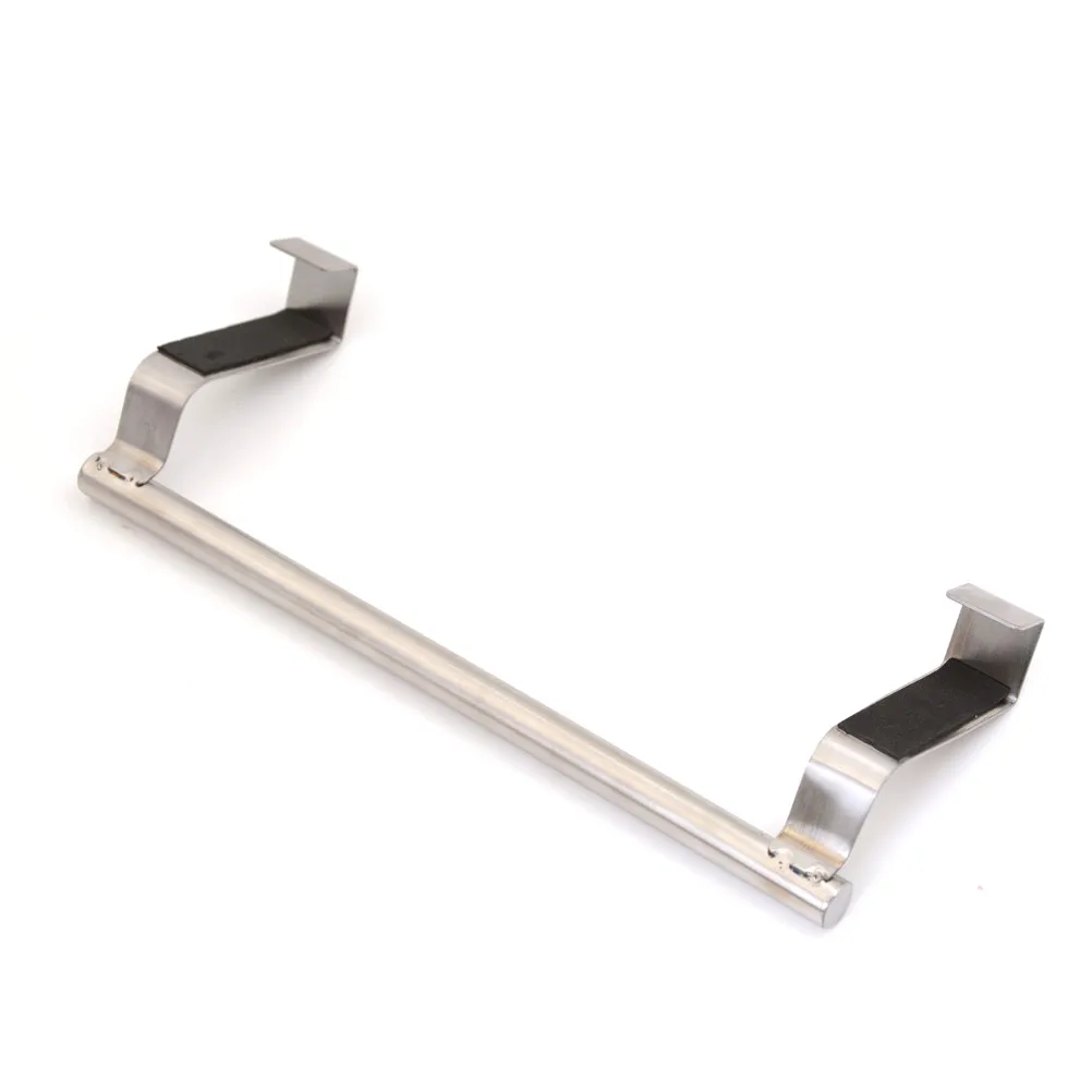 Stainless Steel Cabinet Hanger Kitchen Hook Towel Rail Hanger Over Door Bar Holder Bathroom Storage Tools high grade