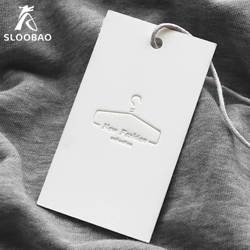 embossed hang tag