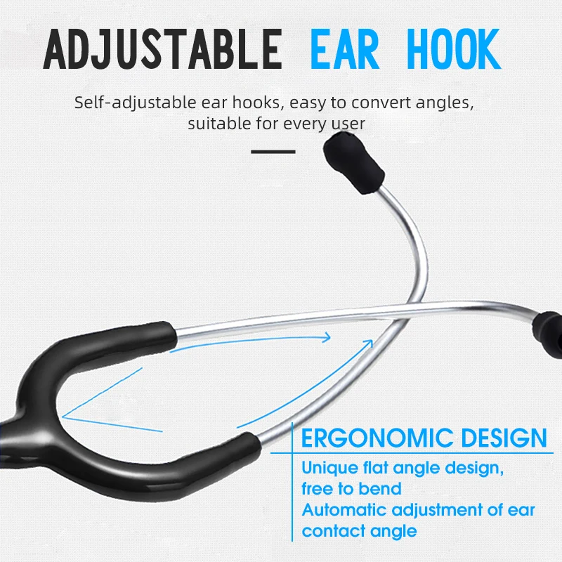 Multifunctional Doctor Stethoscope Medical Stethoscope Dual Head Professional Professional Clinic for Medical Nurses