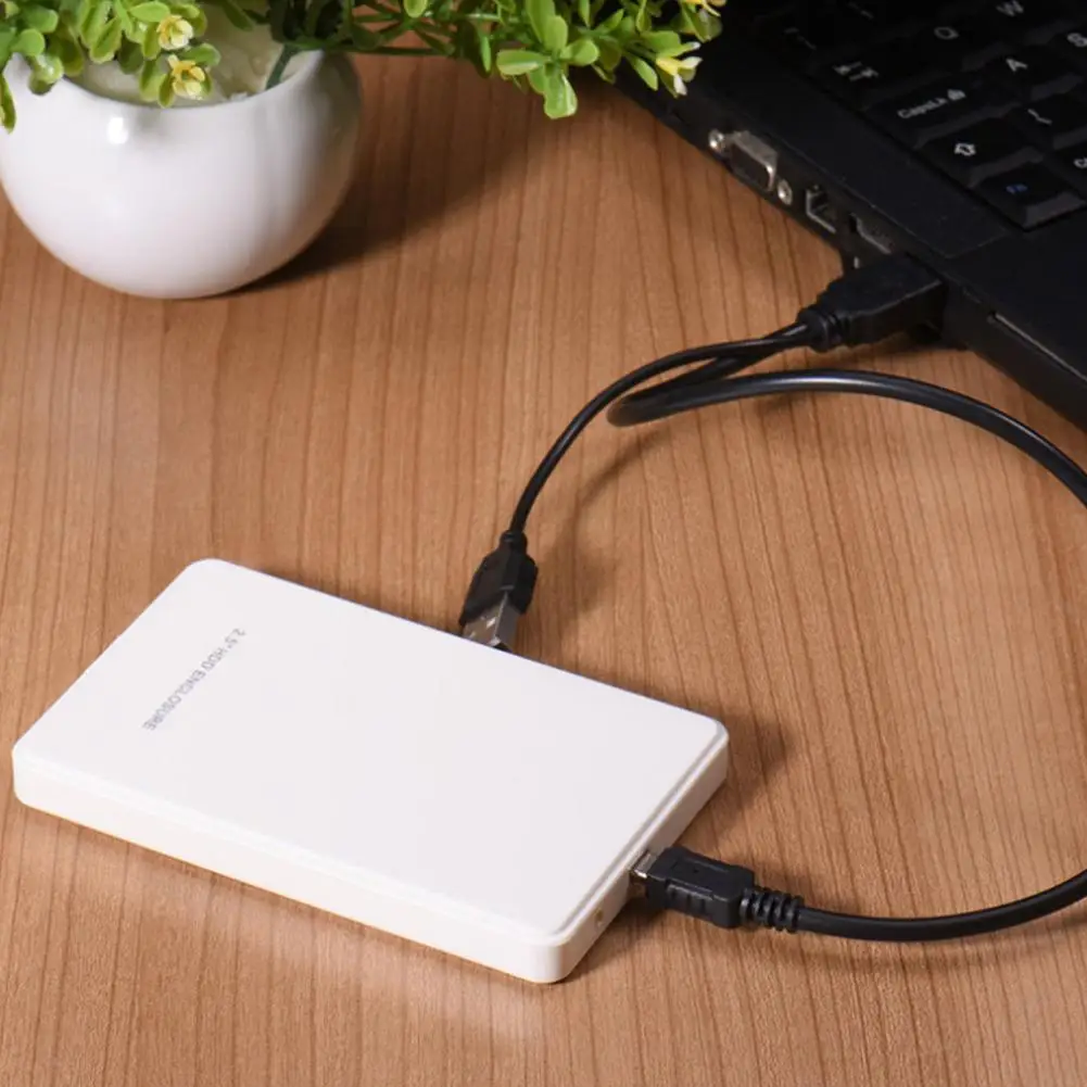 USB2.0 HDD корпус 2,5 дюймов последовательный порт SATA SSD жесткий диск коробка поддержка 2 ТБ Мобильный Внешний HDD Чехол