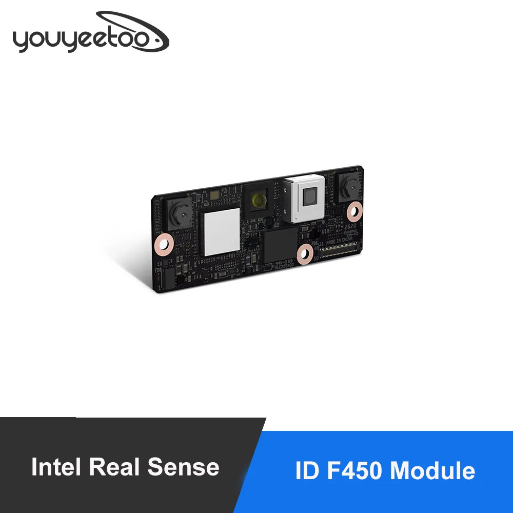 Modulo Intel Realsense Id F450 Un Sensore Di Profondità Attivo Con Una Rete Nevale Specializzata Per Offrire Un Viso Sicuro E Preciso