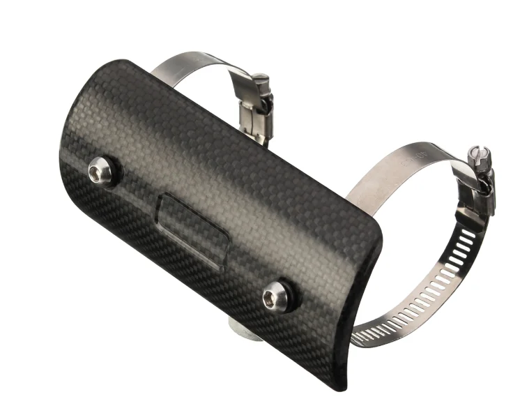 Мотоциклетные выхлопные трубы для Yoshimura Akrapovic SC среднего подключения соединительной трубы протектор коллектора тепловой щит углеродное покрытие