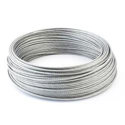 Corda de fio de aço inoxidável aparelhamento extra, diâmetro: 1.0mm