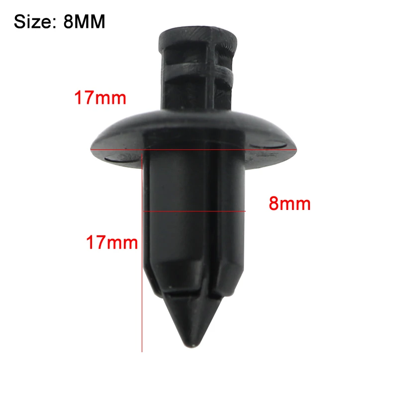 20 PCS Plastic Push Rivet Fairing Clips Fastener for Kawasaki Honda Yamaha Suzuki Ducati Aprilia Triumph KTM Cagiva