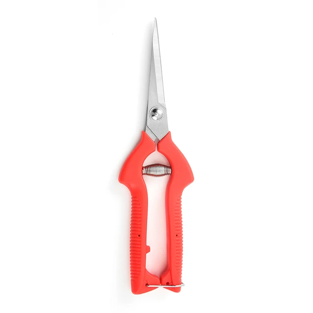 HDL Garden Tools Flowers Bonsai Scissors Stainless Steel Pruning Shears Can Be Used For Fruit Picking In The Orchard Straight blade 21CM
