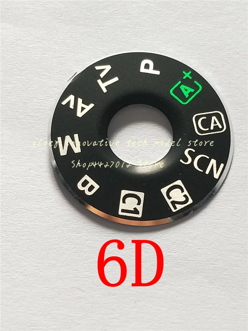 6D Для Canon 600D 60D 700D 70D 80D 5DSR 5DS 7D 7DII панель набора режимов, поворотный пластырь, тег табличка для ремонта камеры - Цвет: 6D
