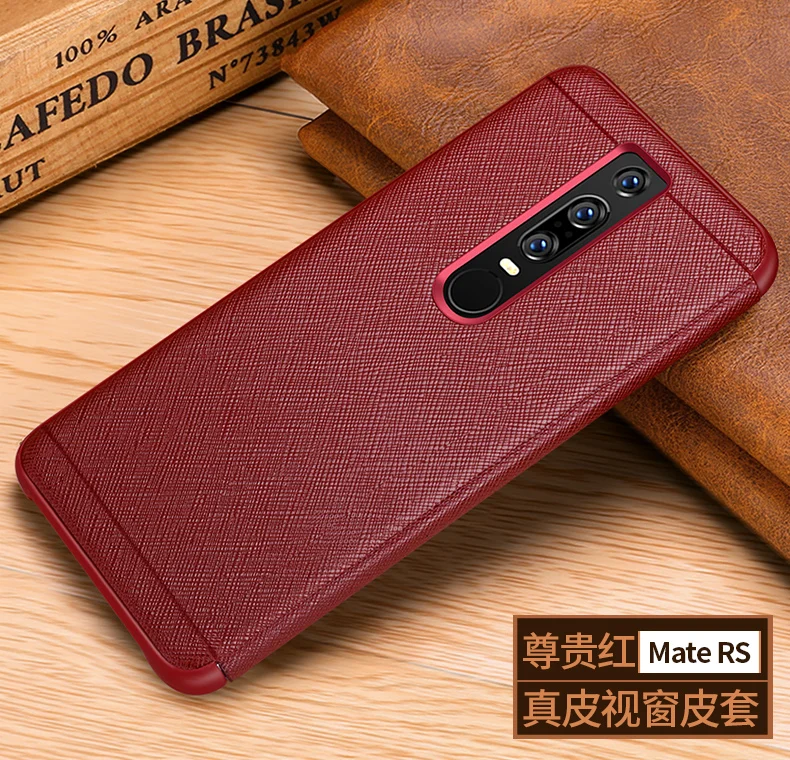 Smart View Flip Case For Huawei Mate 30 RS Mate 20 RS Mate RS Porsche Design Original Luxury Genuine Leather Official Phone Cove cute phone cases huawei