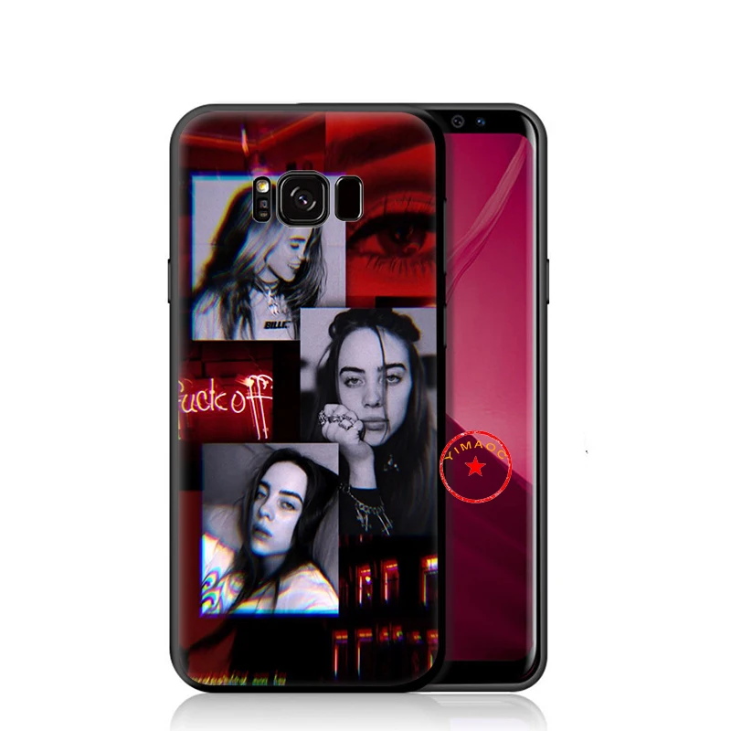 16 Billie Eilish Мягкий силиконовый чехол для samsung Galaxy S10 S10e S9 S8 Plus S7 Edge для samsung Note 10 9 8 Plus - Color: 16