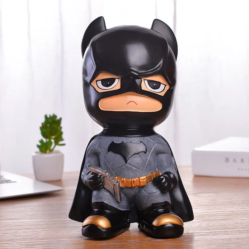 batman Большая Милая Копилка Alcanscia Creativas, спасательный безопасный Человек-паук, Бэтмен, Железный человек, Капитан Америка, денежный ящик, Детская монета, мультфильм - Цвет: batman