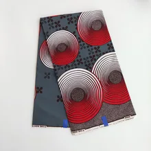 Круг печатных ткань из восковой ткани для вечерние платье костюм Высокое качество Африканский батик ткань Анкара голландский воск ткань FS1274
