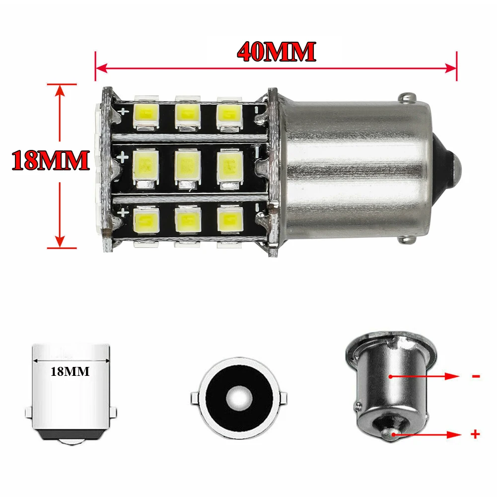 

Car Interior Light 10x Super Bright White 1156 RV Trailer 33-SMD LED 1141 Interior Light Bulbs Parking light Side marker light