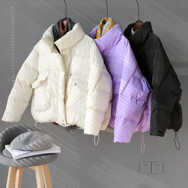

Small Fragrant Stare Short Small Cotton-Padded Jacket Women's Thick Coat 2018 Winter New Style WOMEN'S Dress Fashion Loose Cotto