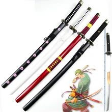 Деревянный меч морской вор король Саурон три ножа черный нож qiushui призрак и дорога косплей реквизит японский тоже нож деревянный меч