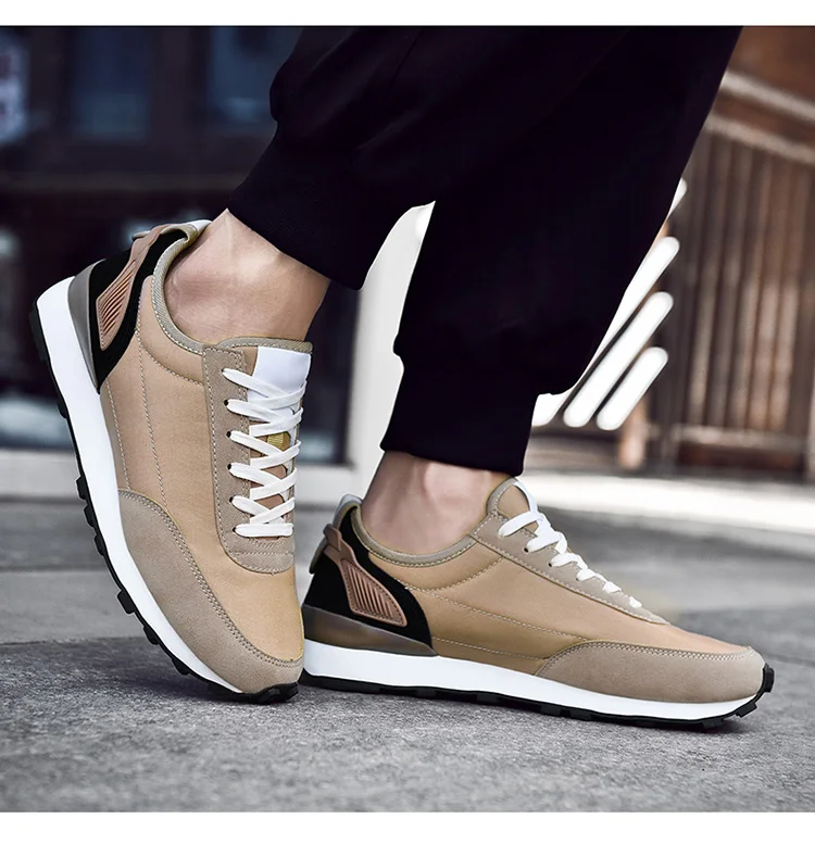 Популярные легкие новые мужские кроссовки Nuisex обувь дышащие мокасины на шнуровке Zapatos спортивная обувь Корейская Осенняя обувь Agan