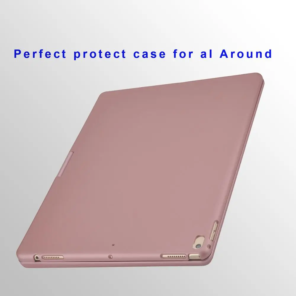 Для ipad air 3 2019 и Pro 10 5 дюймов с клавишами подсветкой пластиковый вращающийся на 360