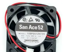 Бесплатная доставка для sanyo denki San Ace 109P0512H724 5015 12V 5 см вентилятор охлаждения