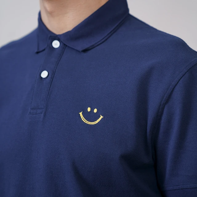 Polo regular fit with smile embroidery