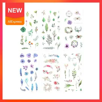 

6 styles Students DIY Stationery Sticker Midsummer Decoration Account Hands Book Computer Notebook Refrigerator Creative Dr V3G6
